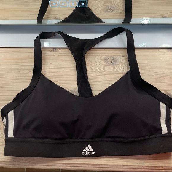 Adidas sports bra with medium impact support and Nike tank - Picture 3 of 10